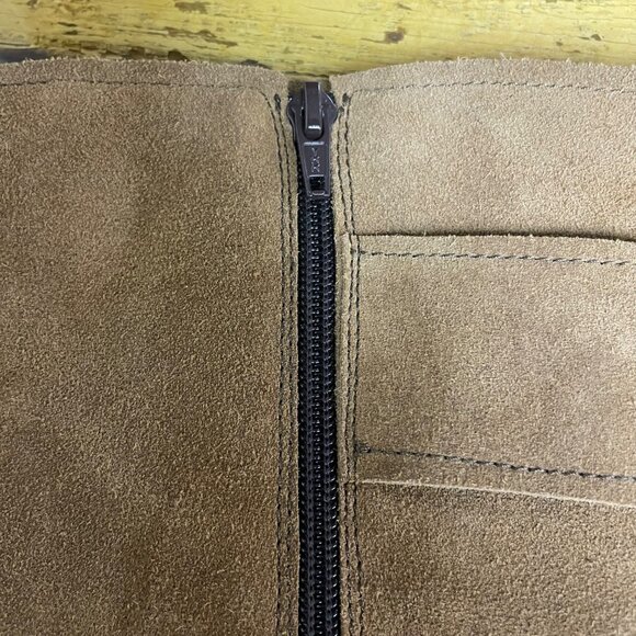 Fly London Yulo Suede Leather Platform Knee Boots Sz 39 (EU) Brown Tan Tall - Picture 3 of 11